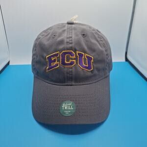 Legacy East Carolina Youth Hat Yellow Cotton Strap Back Adjustable Cap